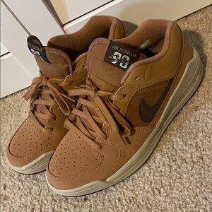 Nike Air Jordan Stadium 90 Flax Brown Baroque Tan Sneakers